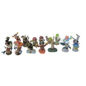 Lot of 17 Skylanders Activision Giants Figures Orange Base Trap Team Used